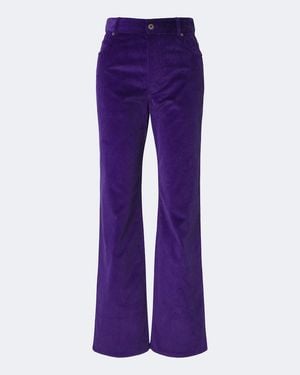 Loewe Gerade Hose Aus Baumwoll-Cord - Lila
