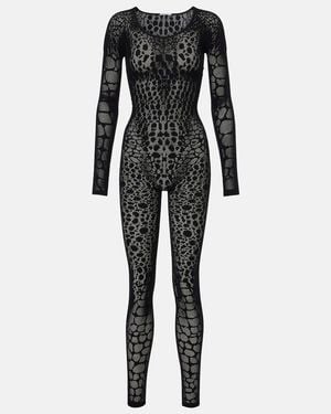 Wolford Semi-Sheer Jumpsuit - Black
