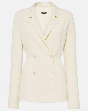 JOSEPH Milano Double-Breasted Blazer - Natural