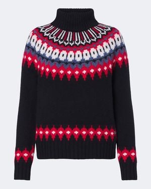 Bogner Jersey Ingrid De Jacquard De Cachemir - Rojo