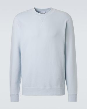 Sunspel Cotton Sweatshirt - Blue