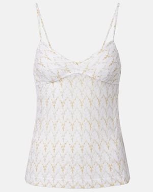 Missoni Lame Tank Top - White