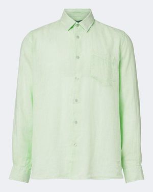 Vilebrequin Caroubis Linen Shirt - Green