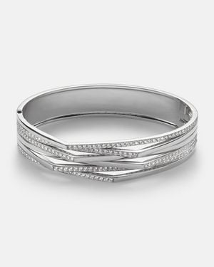 Repossi Bracelet Antifer En Or Blanc 18 Ct Et Diamants - Métallisé