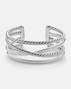 David Yurman Crossover Sterling Bracelet - Metallic