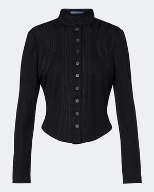 Polo Ralph Lauren Cotton And Wool Jacket - Blue
