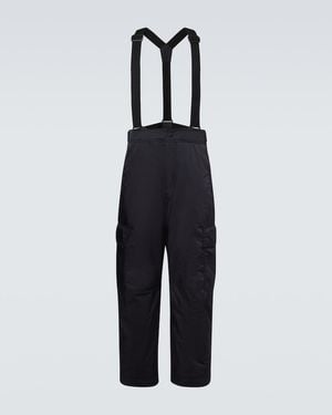 Moncler Skihose Aus Gabardine - Blau