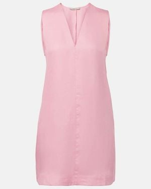 Asceno Derya Linen Minidress - Pink