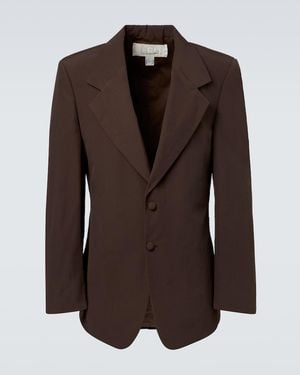 ERL Single-Breasted Suit Jacket - Brown