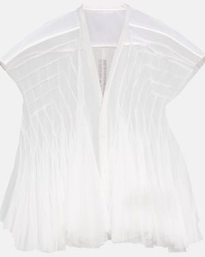 Rick Owens Tulle Jacket - White