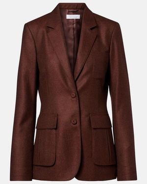 Gabriela Hearst Louisa Wool-Blend Blazer - Brown