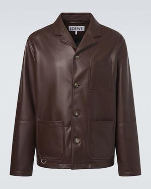 Loewe Lederjacke - Braun