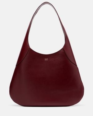 KHAITE Joan Large Leather Shoulder Bag - Red
