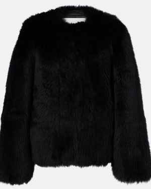 JOSEPH Jacke Gomez Aus Shearling - Schwarz