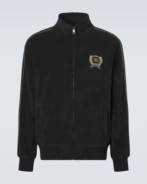 Dolce & Gabbana Jacke Aus Einem Baumwollgemisch - Schwarz