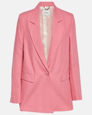 Dorothee Schumacher Colorful Lightness Cotton And Linen Blazer - Pink