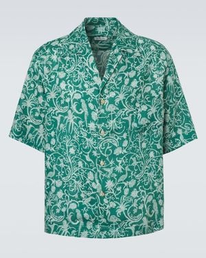Kiton Linen Shirt - Green