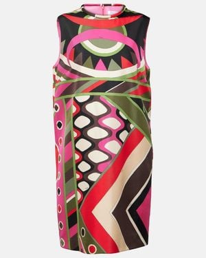 PUCCI Vivara Print Mini Dress - Red