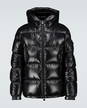 Moncler Ecrins Quilted Hooded Jacket - Black