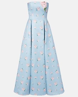LEO LIN Bustier-Robe Nora - Blau