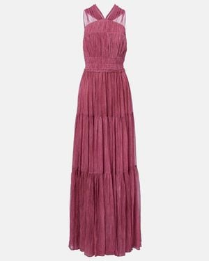 Ulla Johnson Robe Freesia Aus Seidenchiffon - Lila