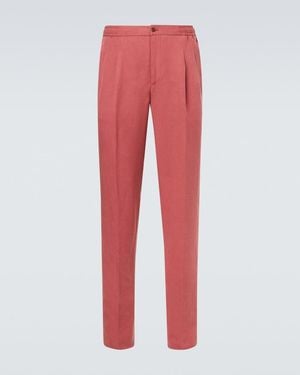 Rubinacci Pleated Tapered Trousers