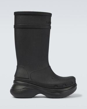 Balenciaga X Crocs Wellington Boots - Black