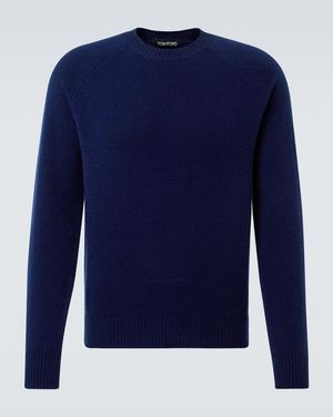 Tom Ford Wool And Cashmere Jumper - Blue
