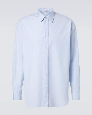 The Row Hemd Granada Aus Baumwoll-Chambray - Blau