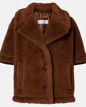 Max Mara Corvino Teddy Cape - Brown