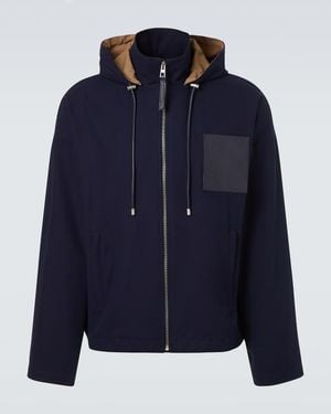 Loewe Hooded Jacket - Blue