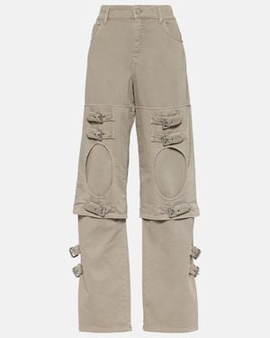 Blumarine Mid-Rise Boyfriend Jeans - Natur