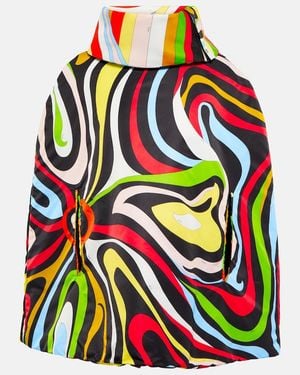 PUCCI X Fusalp Marmo Poncho - Green