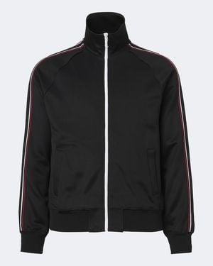 Saint Laurent Striped Track Jacket - Black