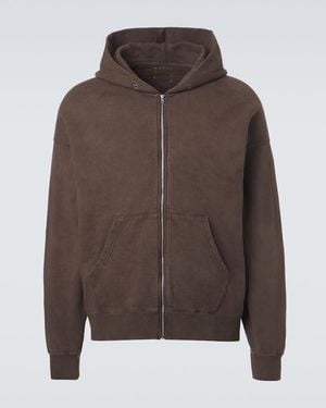 Visvim Jumbo Cotton Jersey Hoodie - Brown