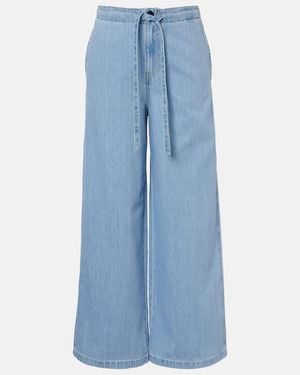AG Jeans Wide-Leg Jeans Cali - Blau