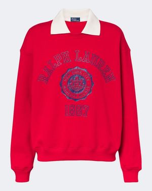 Polo Ralph Lauren Bedrucktes Sweatshirt - Rot