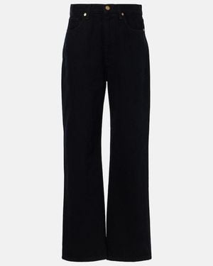 TOVE Sade High-Rise Straight Jeans - Blue