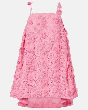 LEO LIN Fifi Floral Lace Minidress - Pink