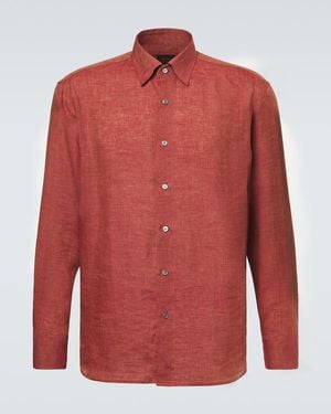 Brioni Linen Shirt - Red