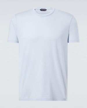 Tom Ford T-Shirt Aus Jersey - Weiß