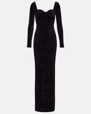 Balenciaga Velvet Gown - Blue