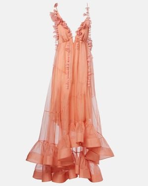 Zimmermann Abito Lungo Como - Arancione