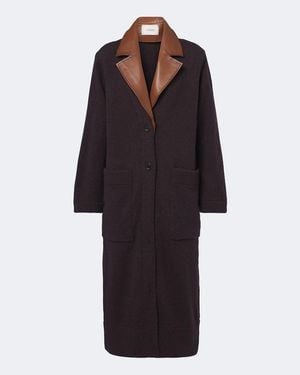 Dorothee Schumacher It's A Match Wool And Cashmere Coat - Blue