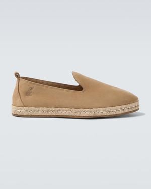 Ancient Greek Sandals Nomas Leather Espadrilles - White