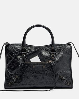 Balenciaga Tote Bag Le City Small Aus Leder - Schwarz