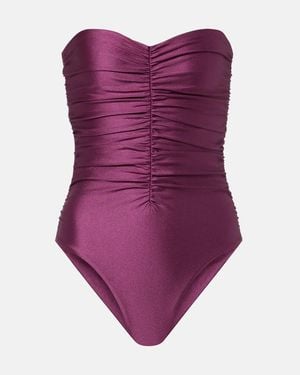 JADE Swim Banador Yara Fruncido - Morado
