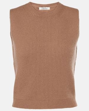 Max Mara Wool Sweater Vest - Brown