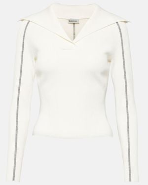 Jonathan Simkhai Pullover Beckie - Weiß