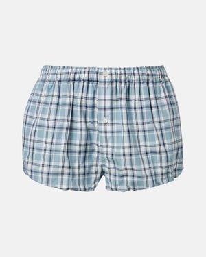 Acne Studios Shorts Aus Baumwolle - Blau